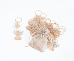 10 Llaveros Angel Recuerdos de Bautizo Y Regalos Primera Comunión Boda Baby Shower Invitados
