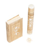 Vela de Primera Comunion Niño Repujado Kit CALIZ (VELA, BIBLIA, ROSARIO) - Oro