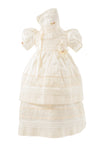 Ropon y Vestido de Bautizo Desmontable para niña