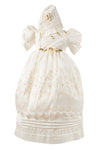 Ropon y Vestido de Bautizo Desmontable para niña